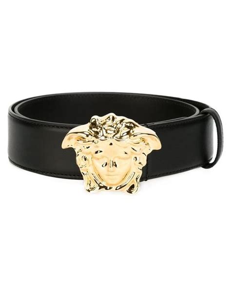 versace medusa riem zwart|Men's Designer Belts .